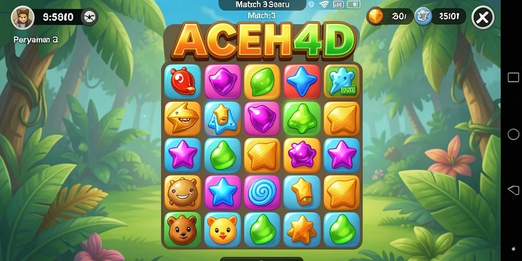 Tampilan gameplay ACEH4D yang menarik dan penuh warna.
