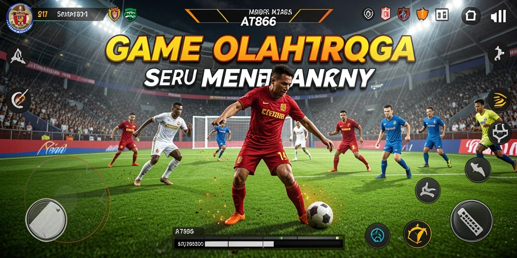 Tampilan gameplay seru di AT866 dengan variasi olahraga yang menyenangkan.