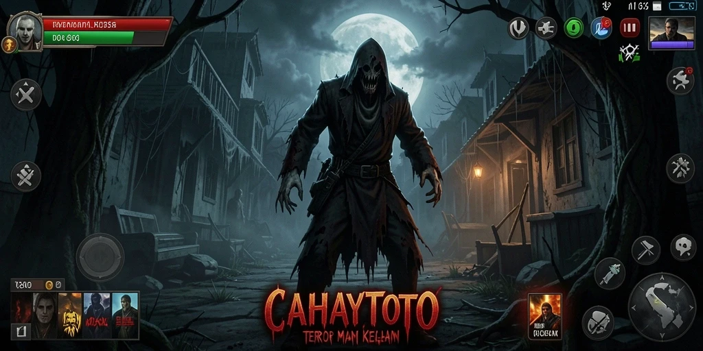 Tampilan gameplay menakutkan dari CAHAYATOTO yang penuh ketegangan.