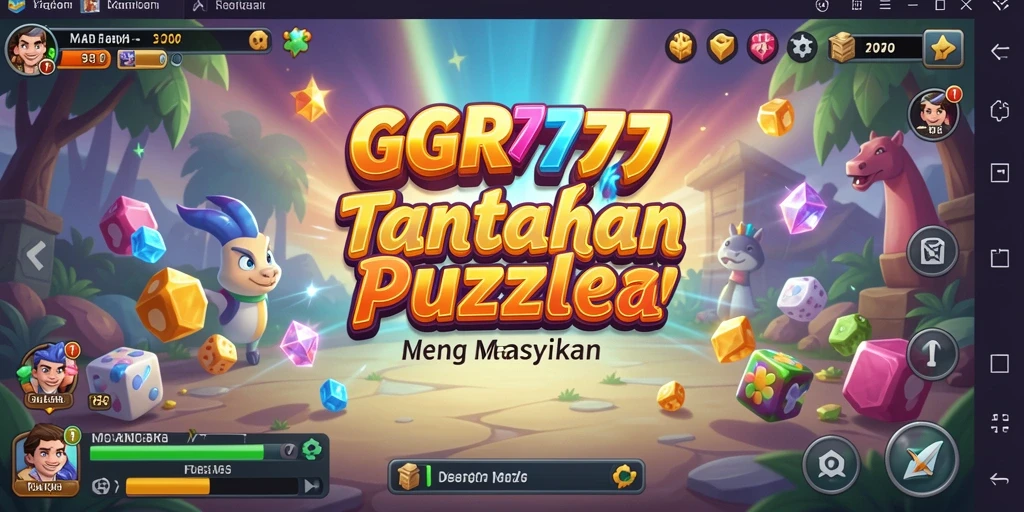 Screenshot gameplay GGR777 menampilkan tantangan puzzle yang menarik.