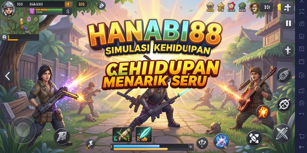 Tangkapan layar HANABI88 menampilkan gameplay simulasi yang menarik.