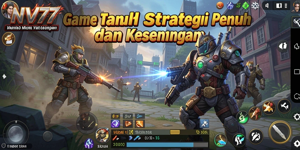 Tampilan gameplay NV77 yang seru dan menantang dalam strategi.