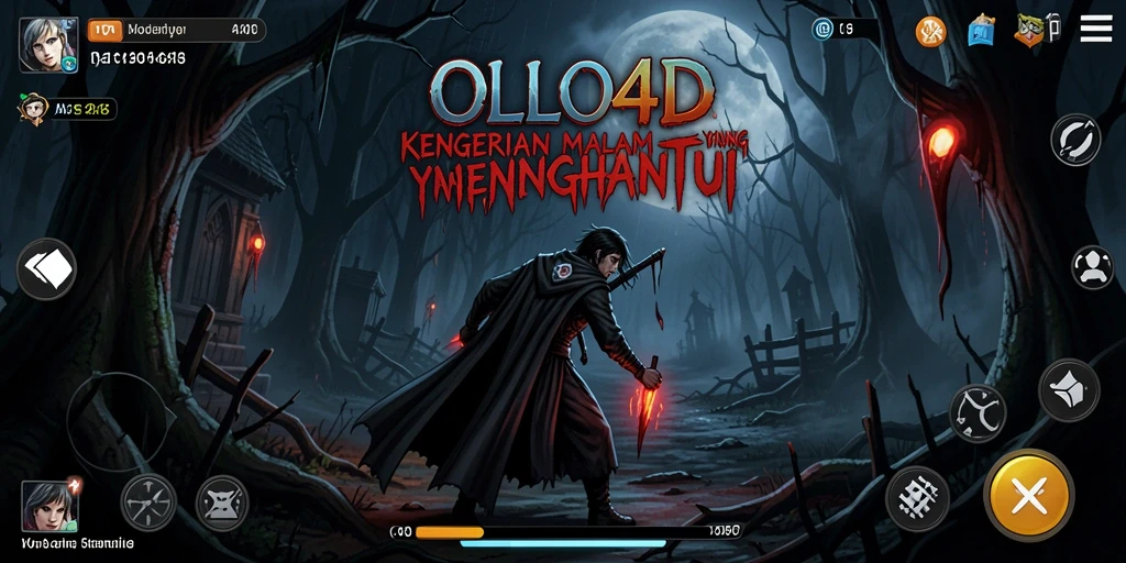 Tampilan gameplay OLLO4D yang mendebarkan dan menyeramkan.