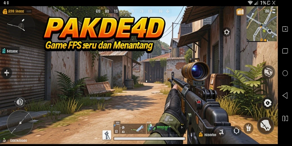Tampilan aksi mendebarkan dalam gameplay <strong>PAKDE4D</strong>.