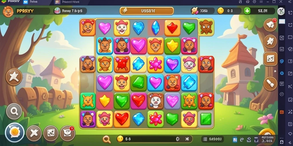 Tampilan gameplay seru dari PPRRYY yang penuh warna.