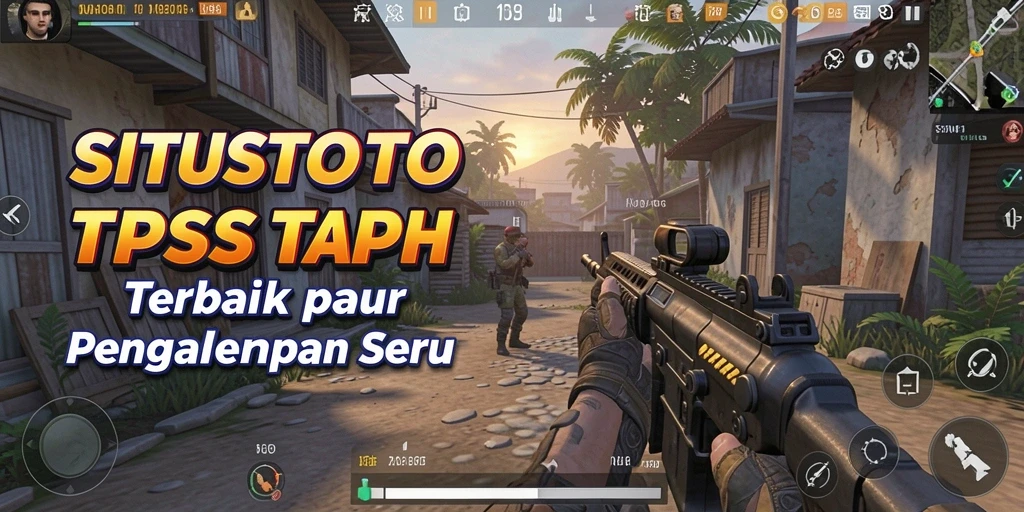 Tampilan seru gameplay SITUSTOTO saat pertempuran TPS.