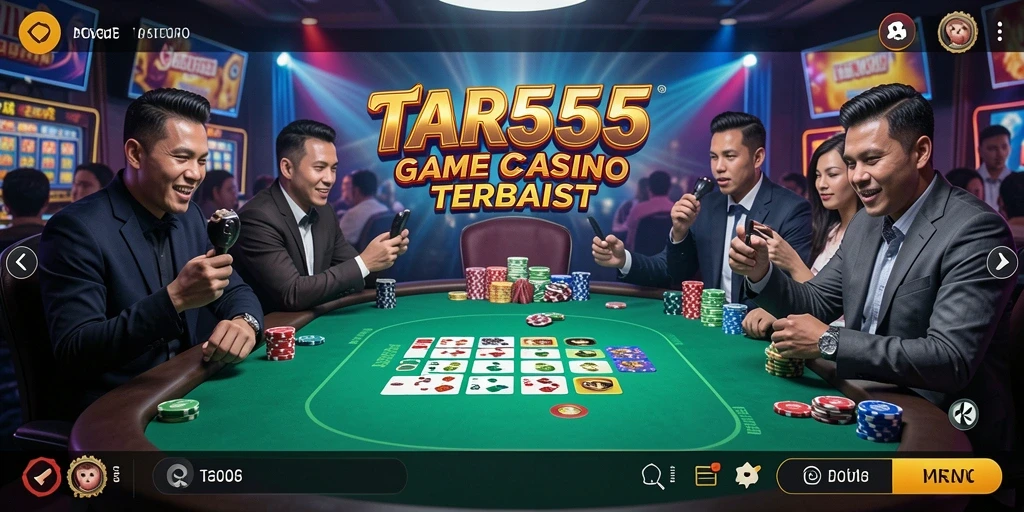 Tampilan menarik dari gameplay TAR555 di Live Casino.