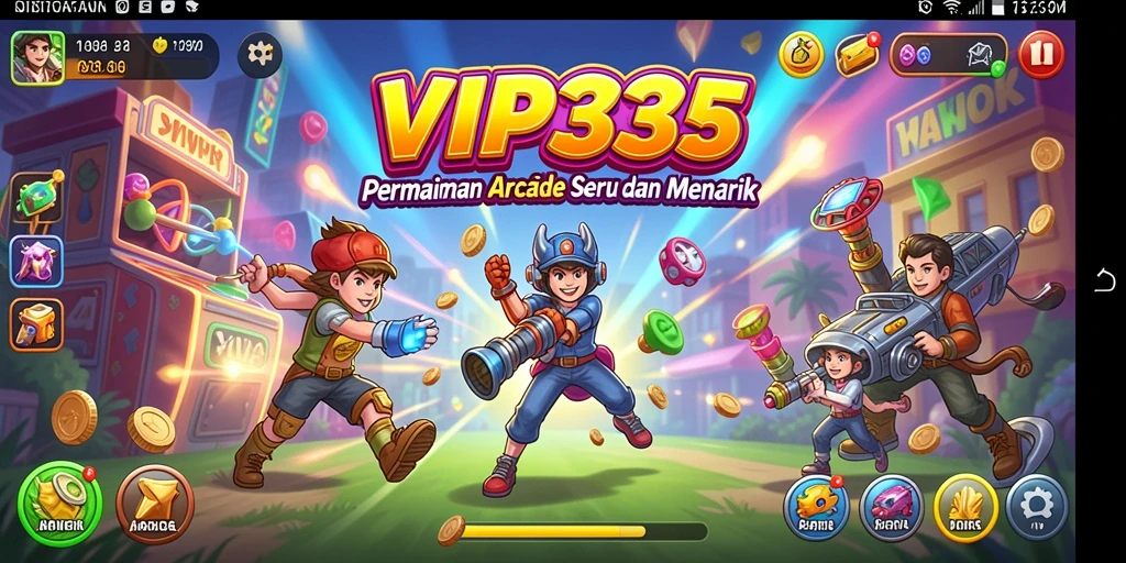 Tampilan gameplay menarik dari game Arcade VIP333.